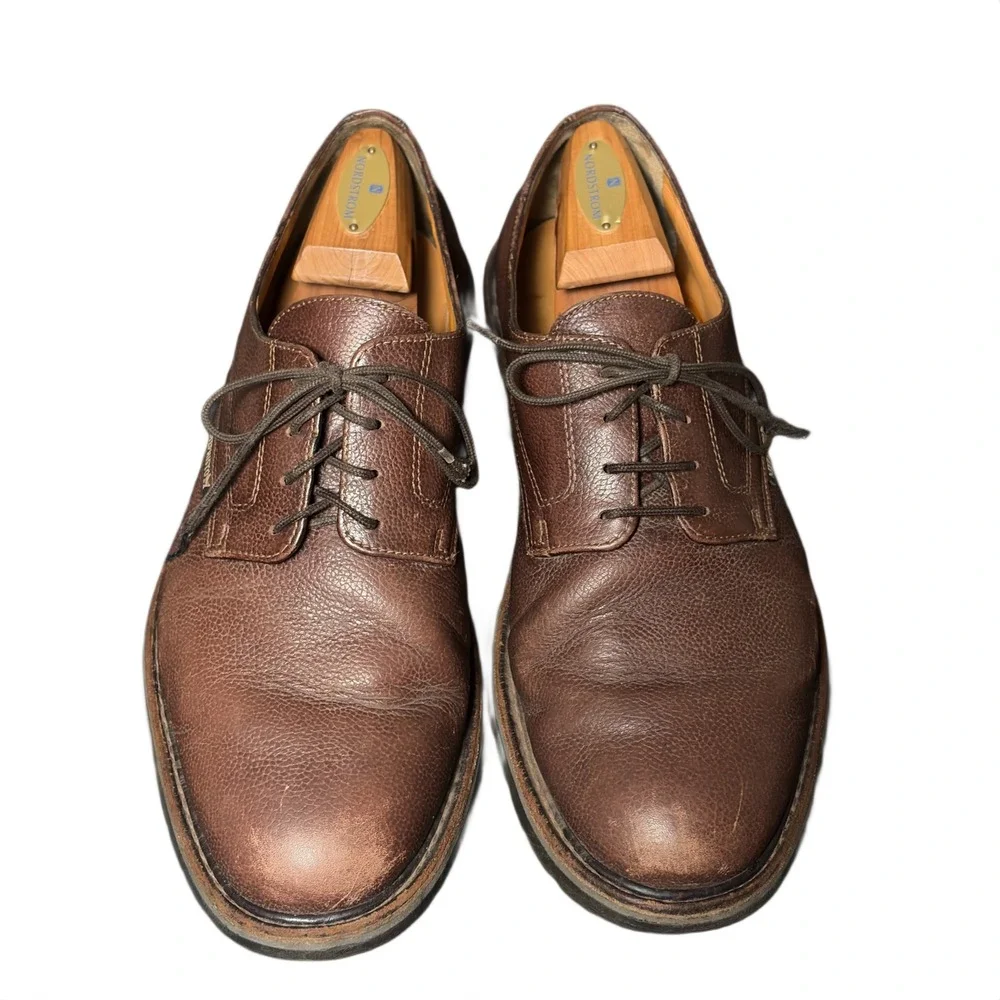 Mephisto Shoes‎ Mens Size 9.5 Brown Leather Goodyear Welt Derby Oxfords Retro